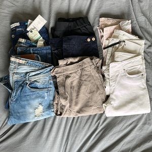 Bundle of 9 Zara Pants